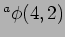 ${}^a\phi(4,2)$