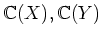 ${\Bbb C}(X),{\Bbb C}(Y)$