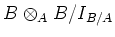 $ B\otimes_A B/I_{B/A}$