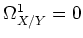 $ \Omega^1 _{X/Y}=0$