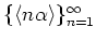 $ \{ \langle n \alpha \rangle \}_{n=1}^\infty$