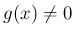 % latex2html id marker 834
$ g(x)\neq 0$