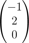 $\displaystyle \mathbbm w_3
=\mathbbm v_3 -\frac{1}{3}\mathbbm v_1 - \frac{1}{2}...
...rix}=
\begin{pmatrix}
\frac{1}{6} \\ -\frac{1}{3} \\ \frac{1}{6}
\end{pmatrix}$